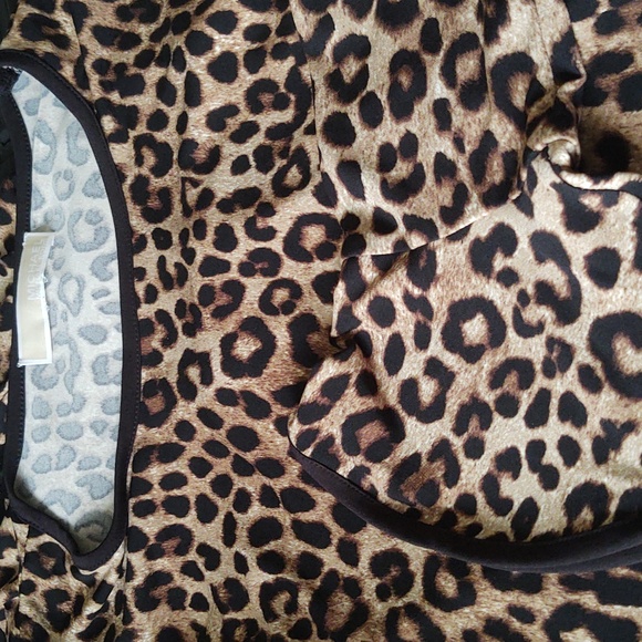 MICHAEL MICHAEL KORS Leopard Print Bell-Sleeve Dress - Picture 4 of 5